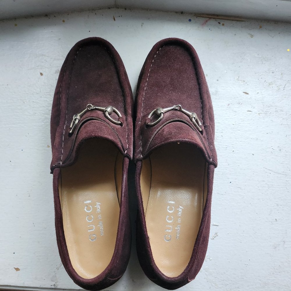 Vintage Gucci Suede Oxfords
